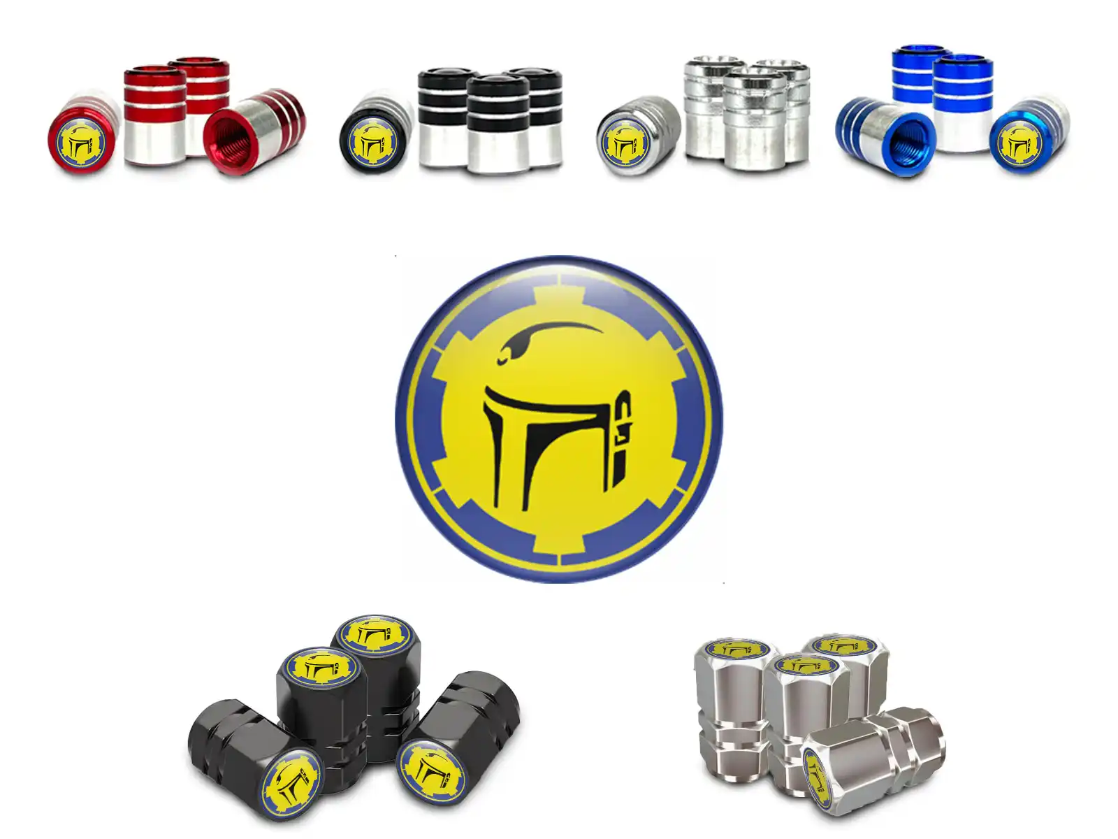 Rim Valve Caps for Bicycle Standard Fit